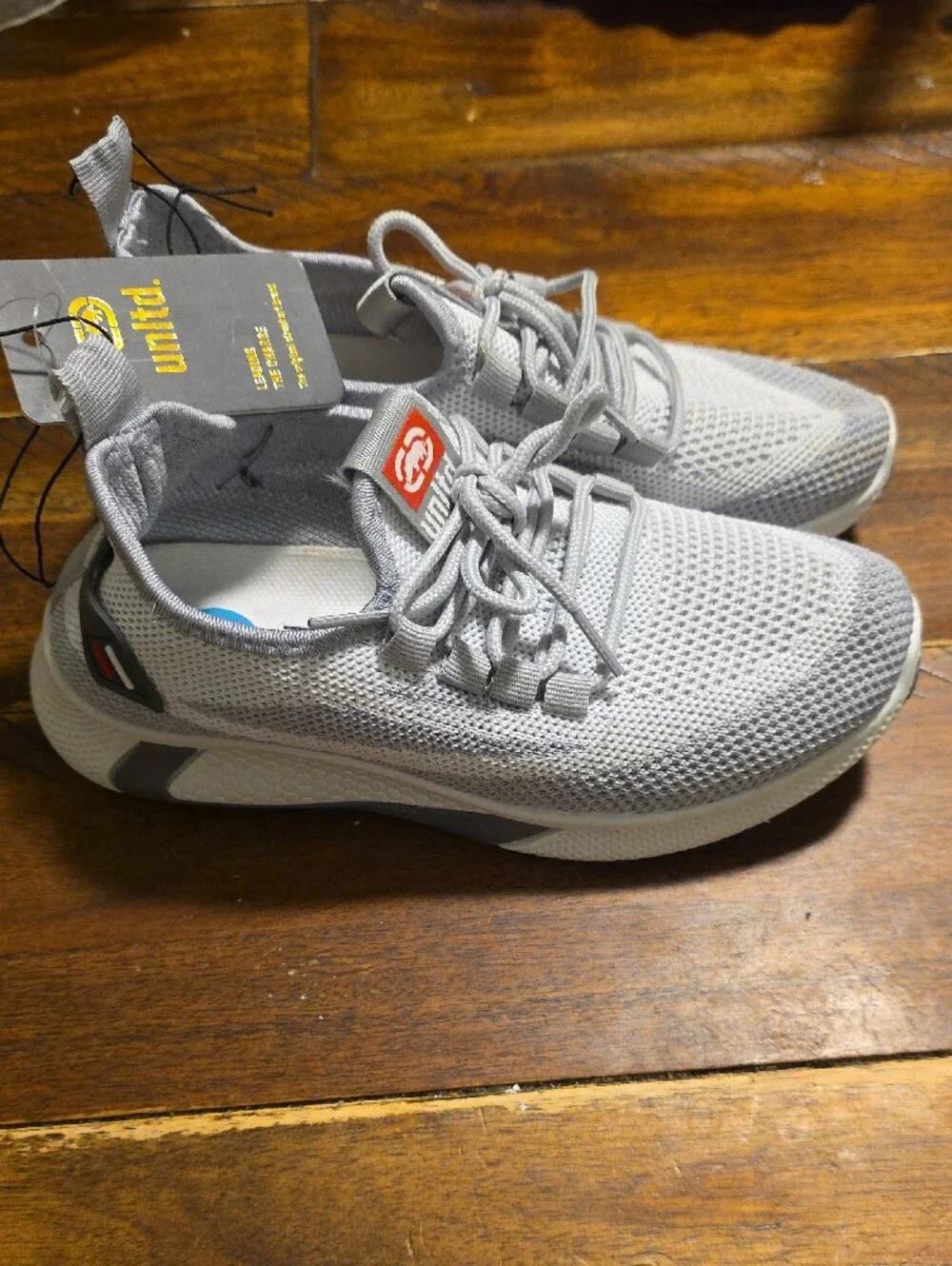 Ecko Unlimited Kids Gray Knit Sneakers